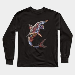 Zombie Shark Long Sleeve T-Shirt